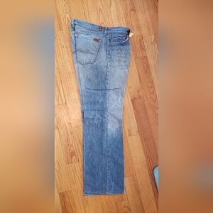 7 For All Mankind Light Blue Bootcut Jeans Unisex